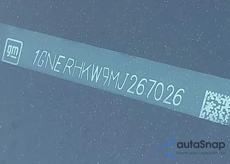 2021 Chevrolet Traverse Fwd Lt Leather from USA, damaged, VIN 1GNERHKW9MJ267026